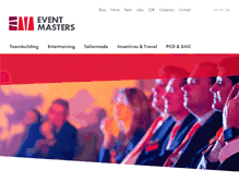 Tablet Screenshot of eventmasters.be